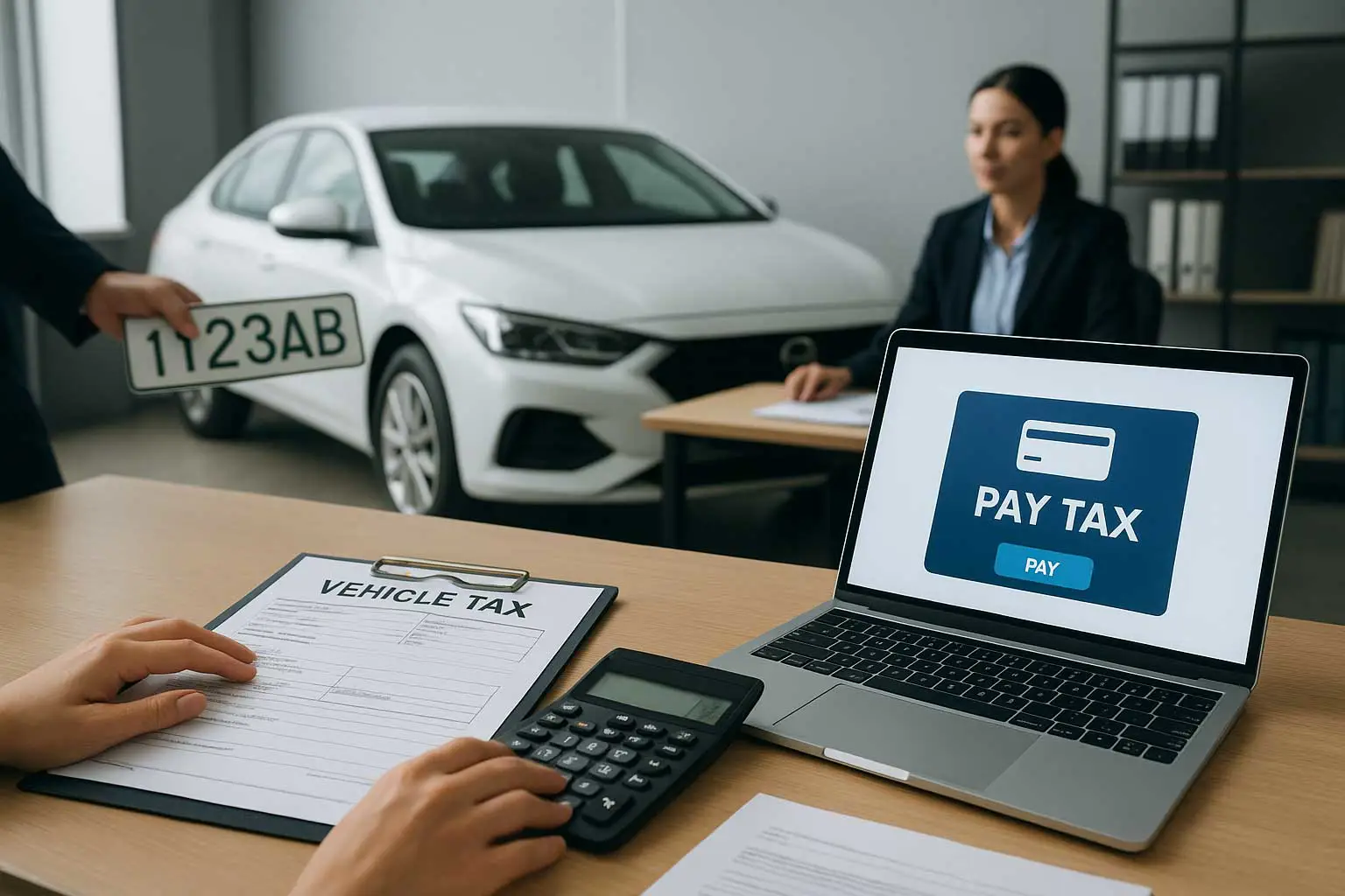 پرداخت مالیات نقل و انتقال خودرو