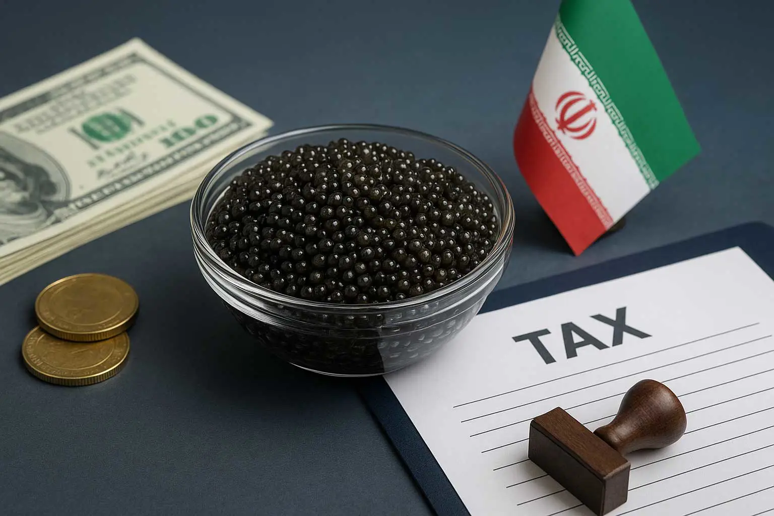 مالیات فروش خاویار