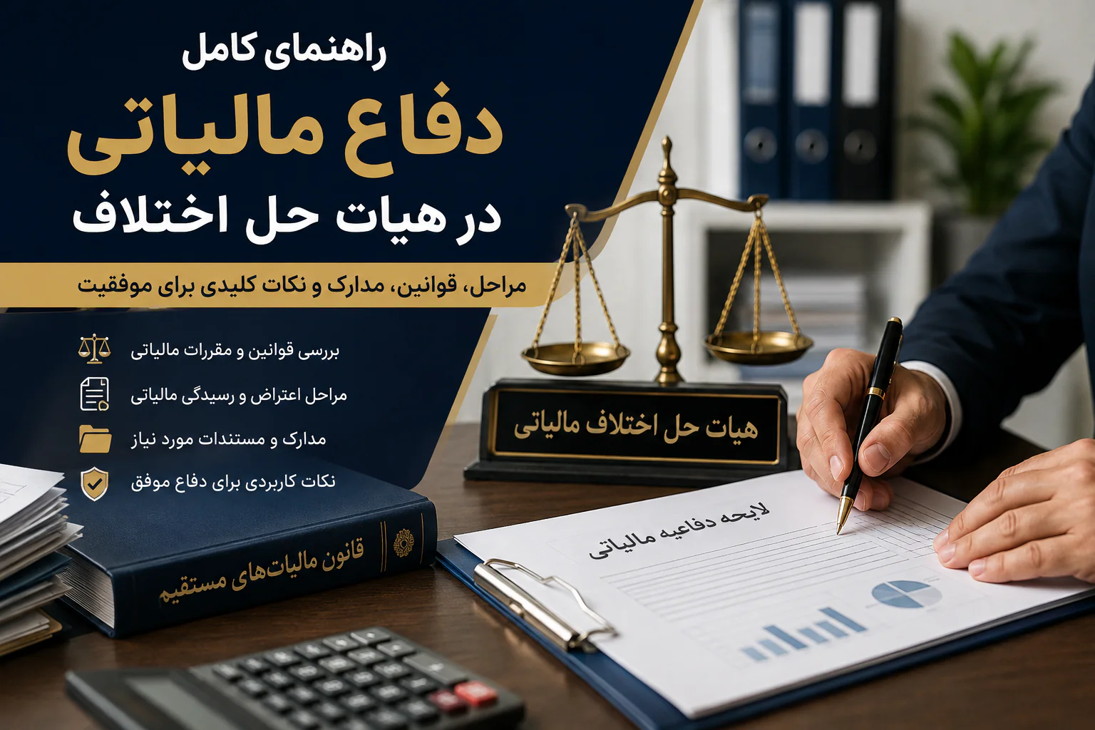 دفاع در پرونده‌های مالیاتی